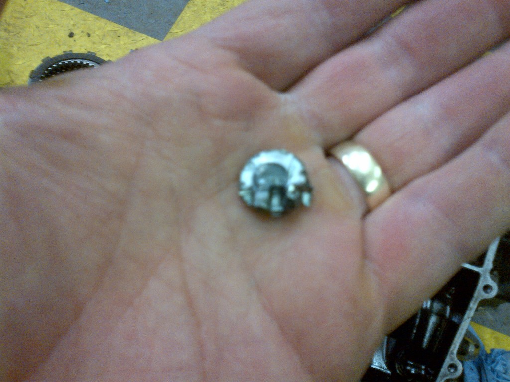 Broken Clutch Rivet